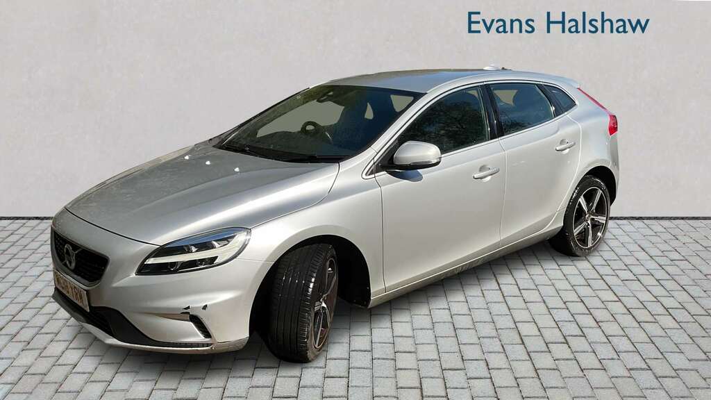 Volvo V40 T2 122 R Design Nav Plus 2018 MC18YRW Silver #4