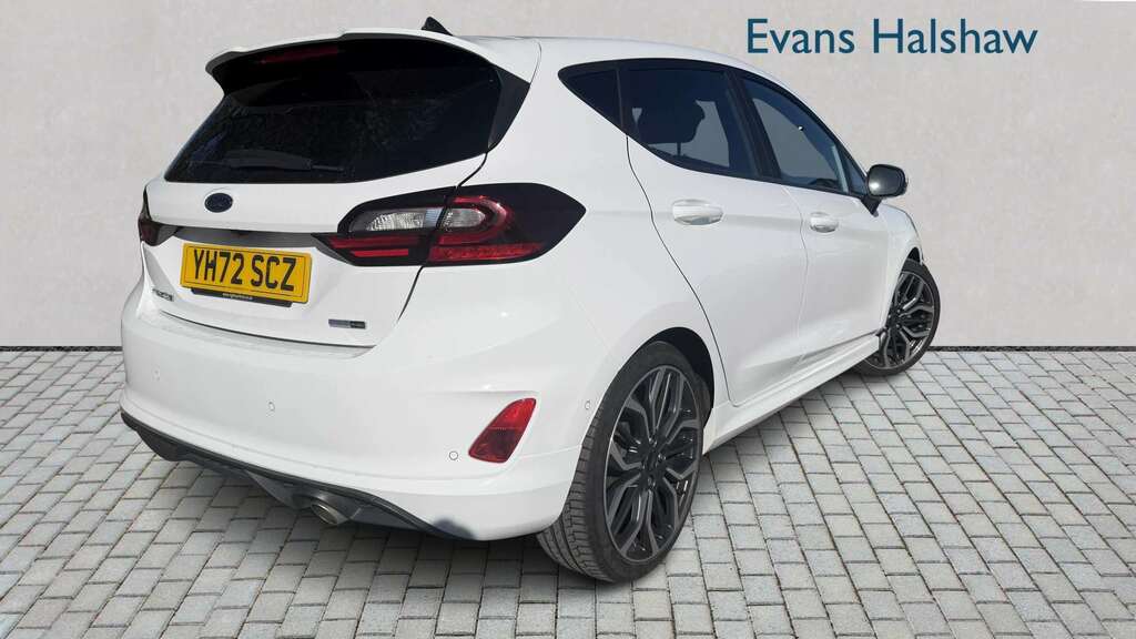 Ford Fiesta 1.0 Ecoboost Hybrid Mhev 125 St-line Vignale 2 YH72SCZ White #2