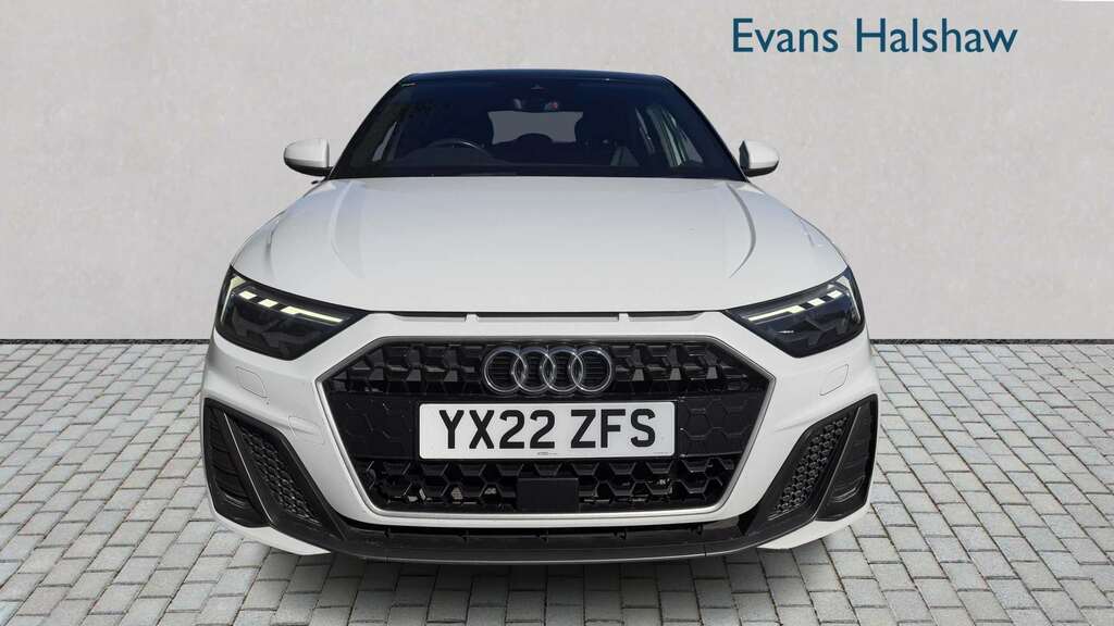 Audi A1 25 Tfsi S Line 2022 YX22ZFS White #4