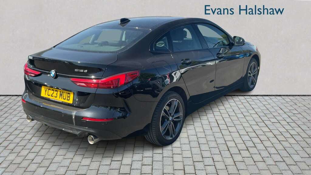 BMW 2 Series 218D Sport Step Live Cockpit Prof 2023 YC23MUB Black #5