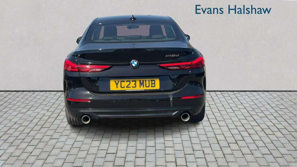 BMW 2 Series 218D Sport Step Live Cockpit Prof 2023 YC23MUB Black #4