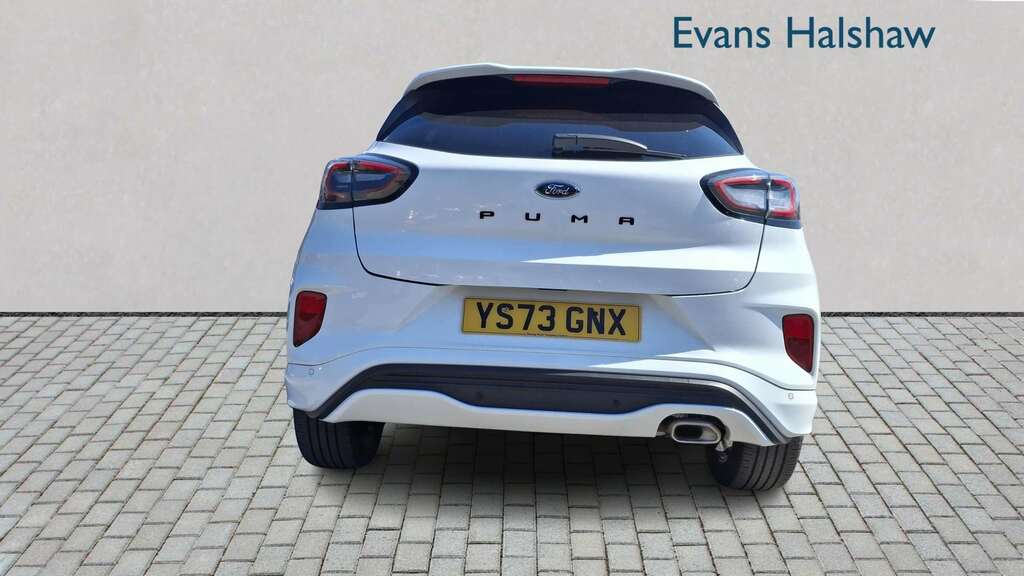 Ford Puma 1.0 Ecoboost Hybrid Mhev 155 St-line X 2023 YS73GNX White #4
