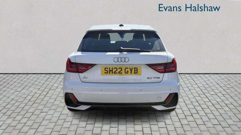 Audi A1 30 Tfsi 110 S Line 2022 SH22GYB White #3