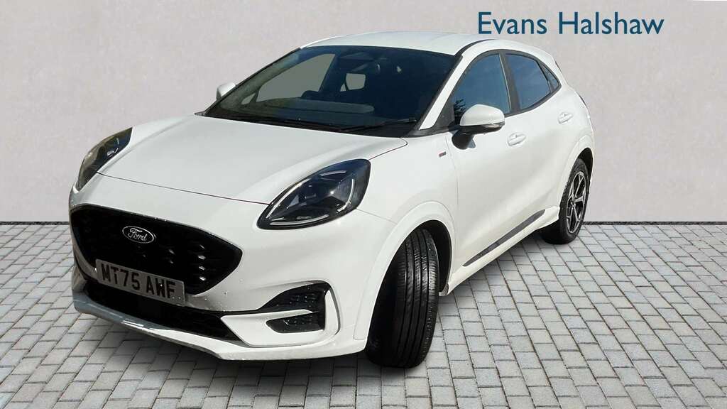 Ford Puma 1.0 Ecoboost Hybrid Mhev St-line 2025 MT75AWF White #2