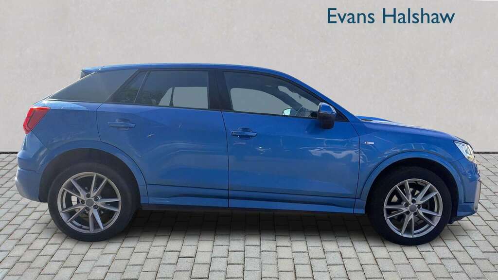 Audi Q2 1.4 Tfsi S Line 2018 DC18ZYD Blue #3