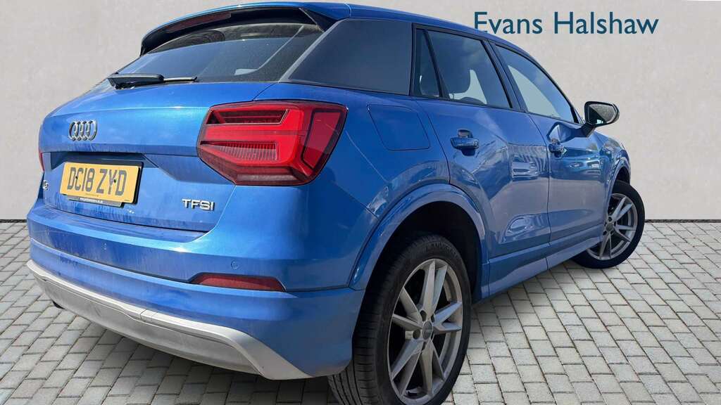 Audi Q2 1.4 Tfsi S Line 2018 DC18ZYD Blue #2