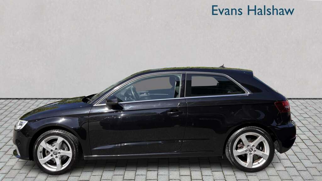 Audi A3 1.4 Tfsi Sport S Tronic 2016 KJ16VAF Black #4