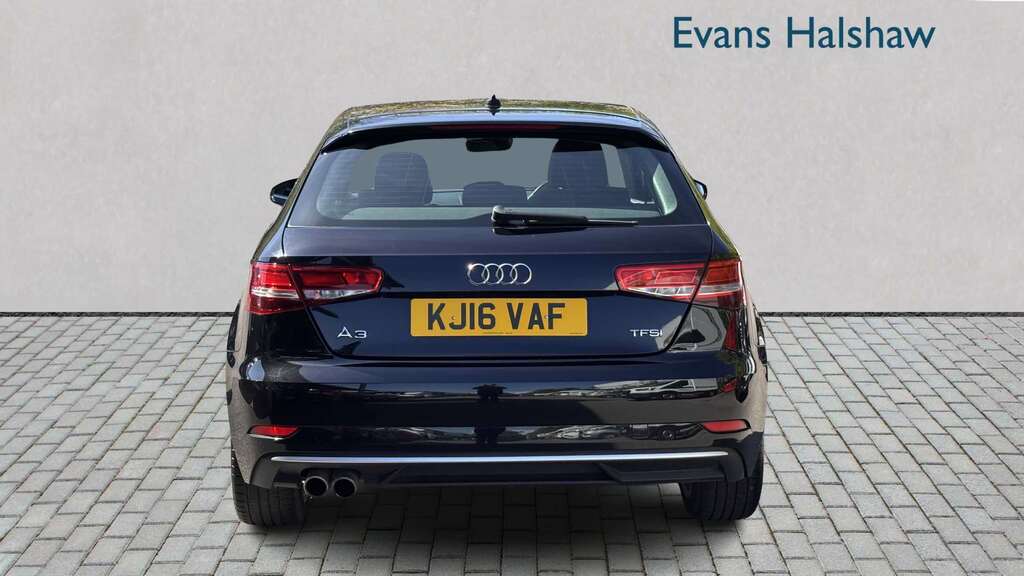Audi A3 1.4 Tfsi Sport S Tronic 2016 KJ16VAF Black #3