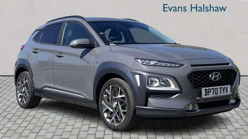 Hyundai Kona 1.6 Gdi Hybrid Premium Dct 2021 Grey