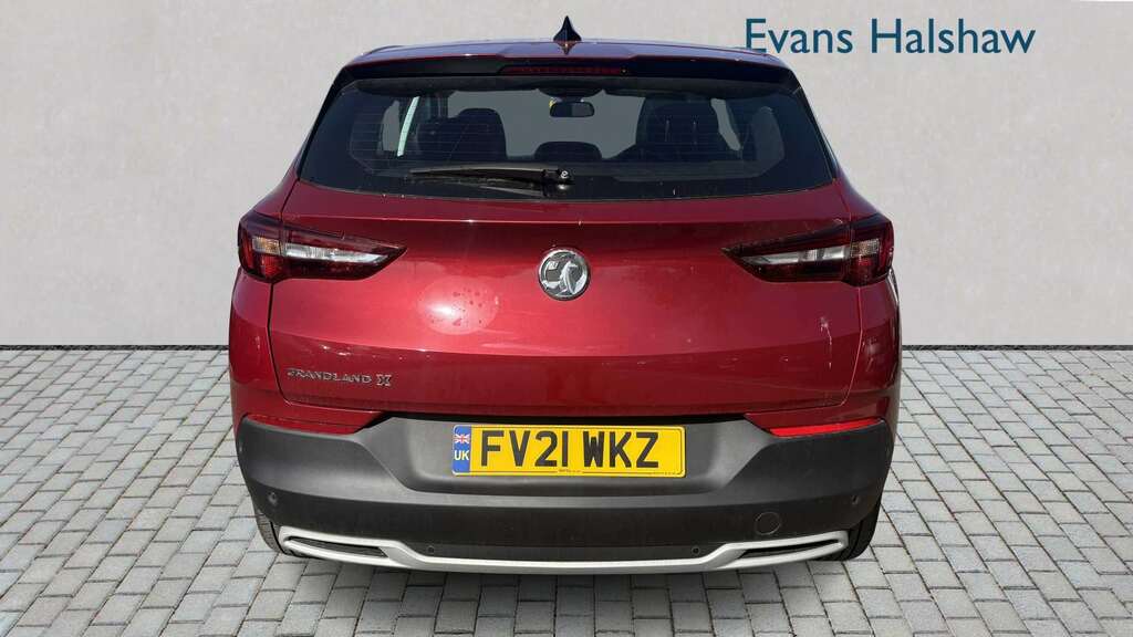 Vauxhall Grandland X 1.2 Turbo Elite Nav 2021 FV21WKZ Red #4