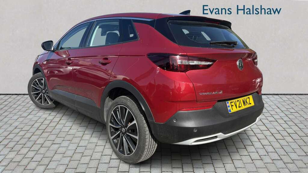 Vauxhall Grandland X 1.2 Turbo Elite Nav 2021 FV21WKZ Red #2