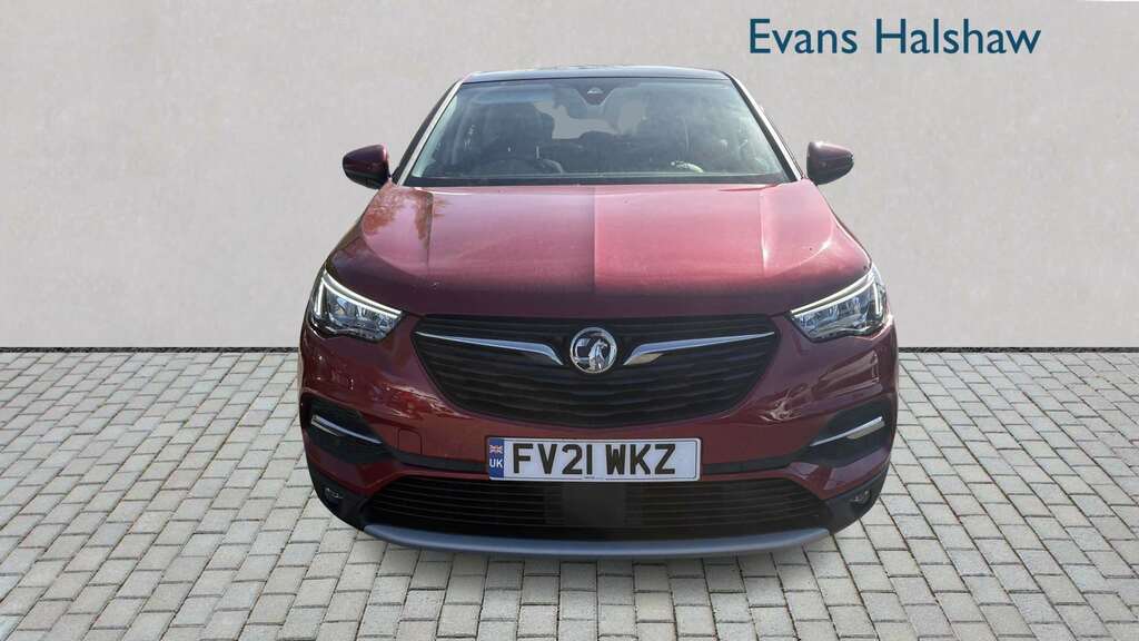 Vauxhall Grandland X 1.2 Turbo Elite Nav 2021 FV21WKZ Red #3