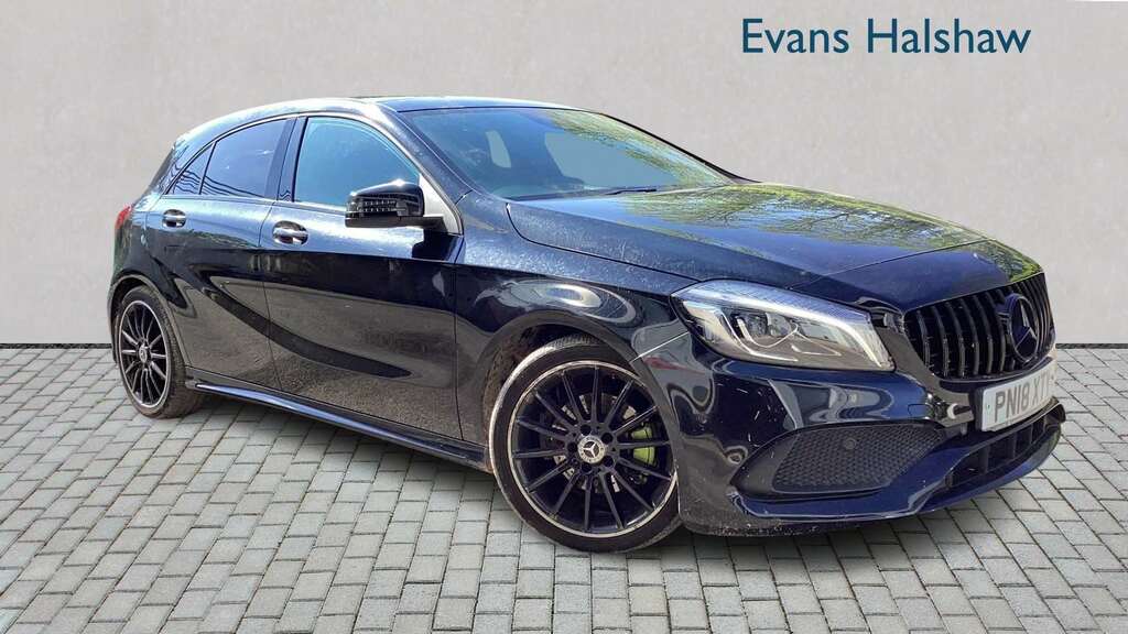 Mercedes-Benz A Class A200d Amg Line Premium Plus 2018 Black