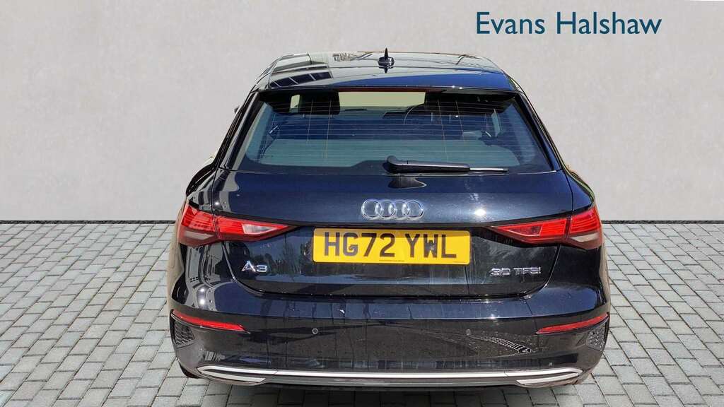 Audi A3 30 Tfsi Sport 2023 HG72YWL Black #5