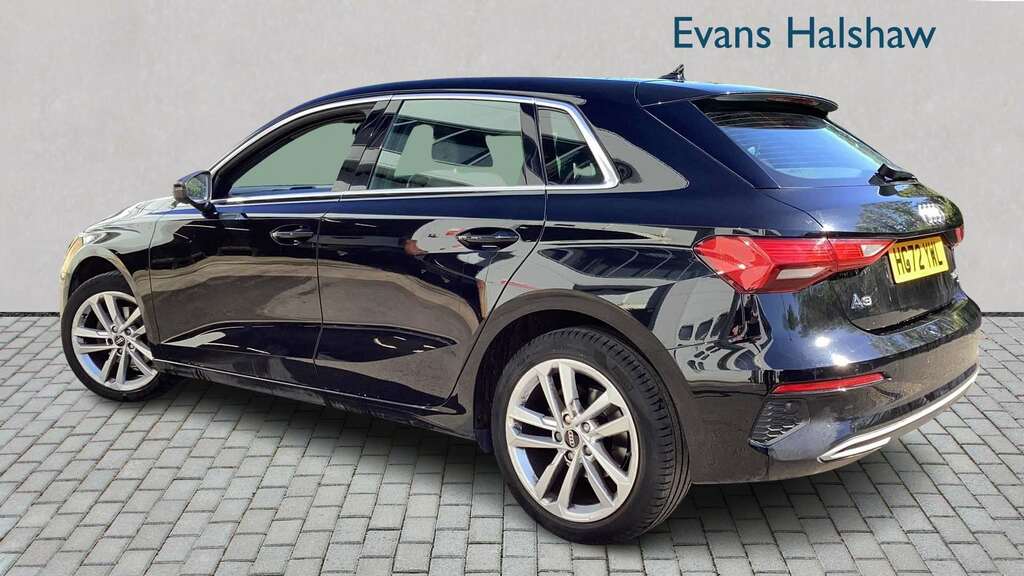 Audi A3 30 Tfsi Sport 2023 HG72YWL Black #2