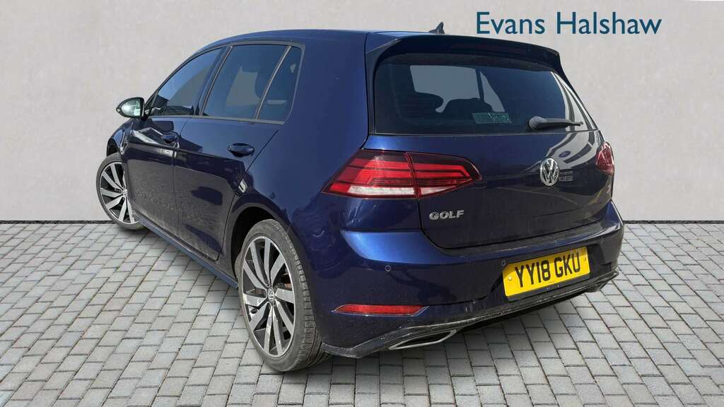 Volkswagen Golf 1.5 Tsi Evo 150 R-line Dsg 2018 YY18GKU Blue #2