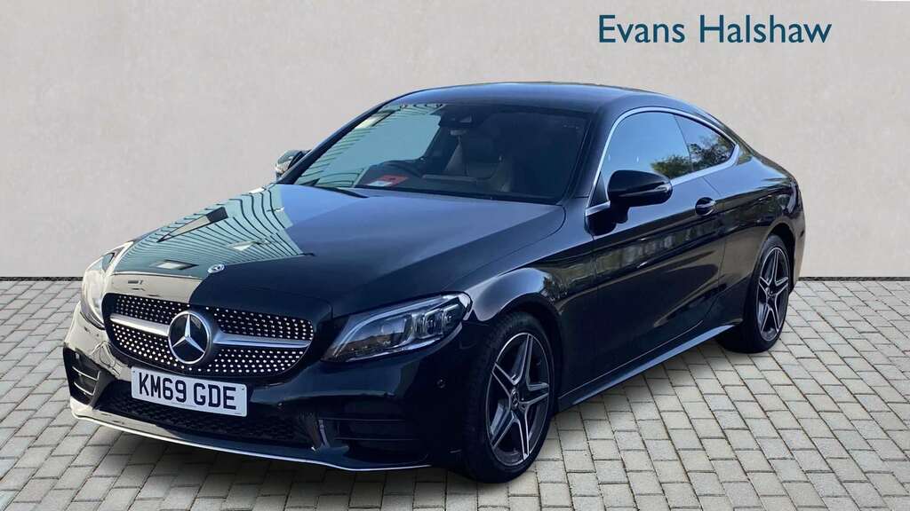Mercedes-Benz C Class C220d Amg Line Premium 9G-tronic 2019 KM69GDE Black #2