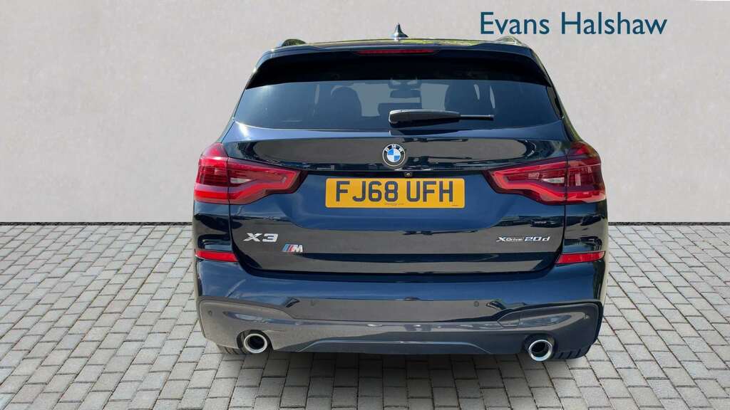 BMW X3 Xdrive20d M Sport 2018 FJ68UFH Black #5