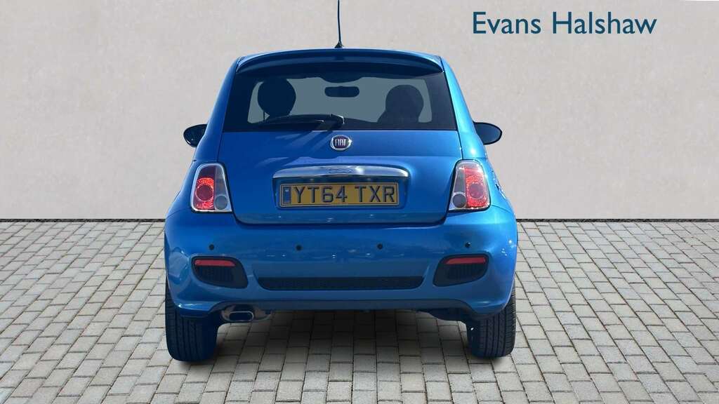 Fiat 500 1.2 S 2014 YT64TXR Blue #4