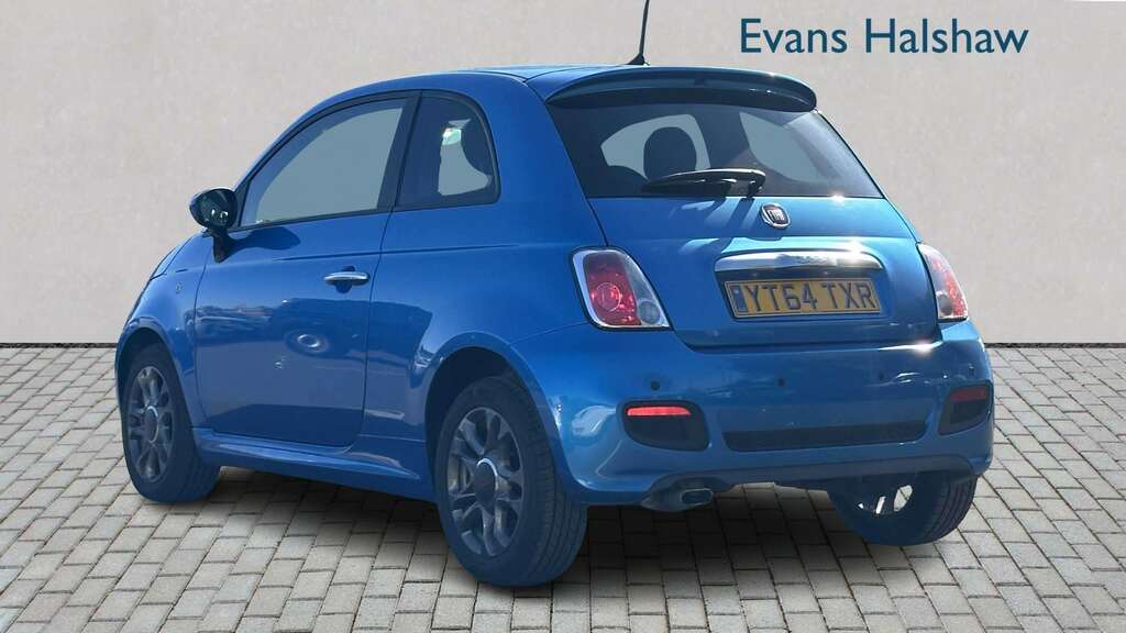 Fiat 500 1.2 S 2014 YT64TXR Blue #3