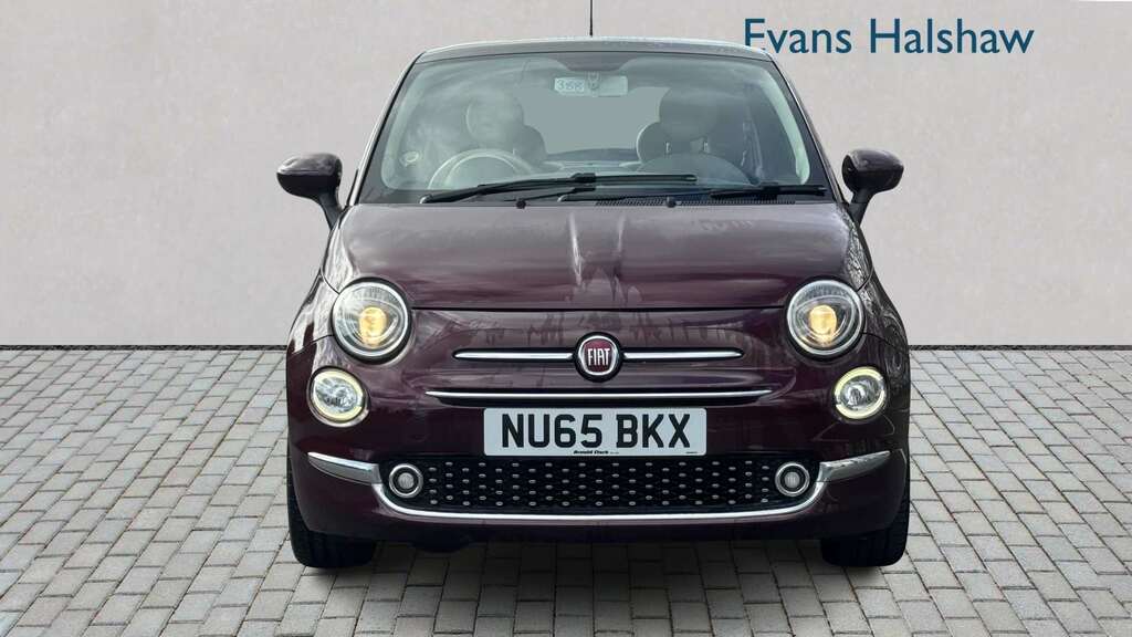 Fiat 500 1.2 Lounge 2015 NU65BKX Red #4