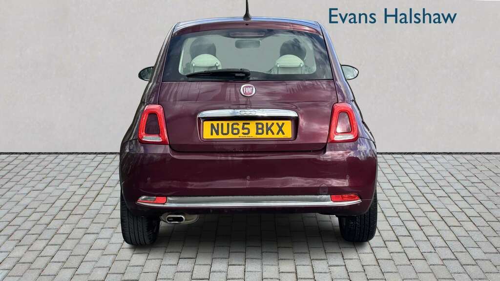 Fiat 500 1.2 Lounge 2015 NU65BKX Red #5