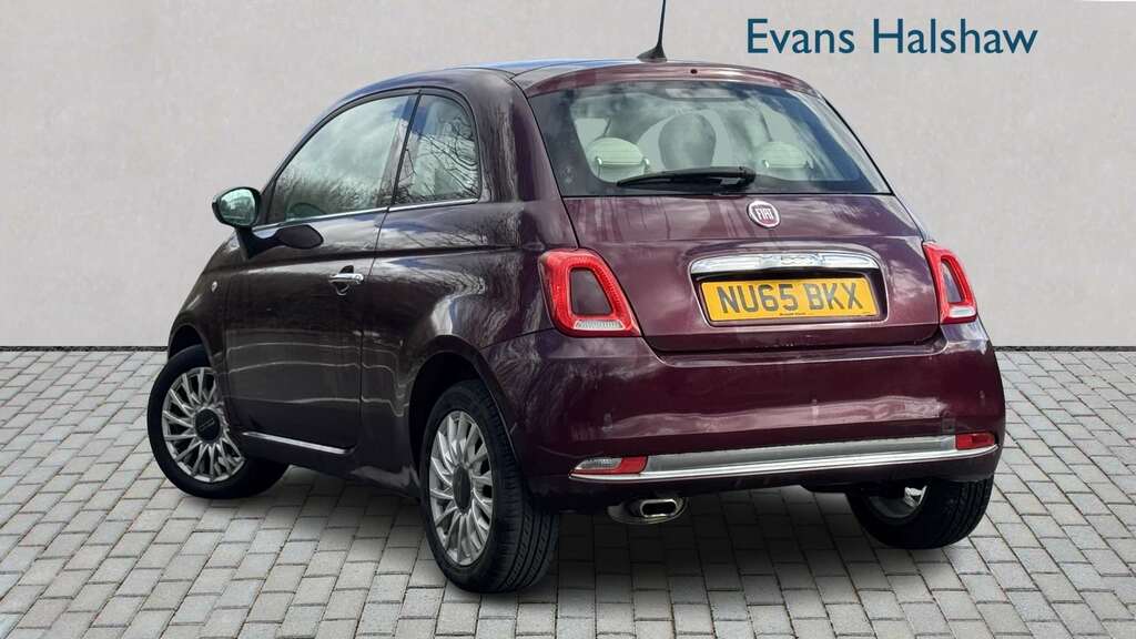 Fiat 500 1.2 Lounge 2015 NU65BKX Red #2