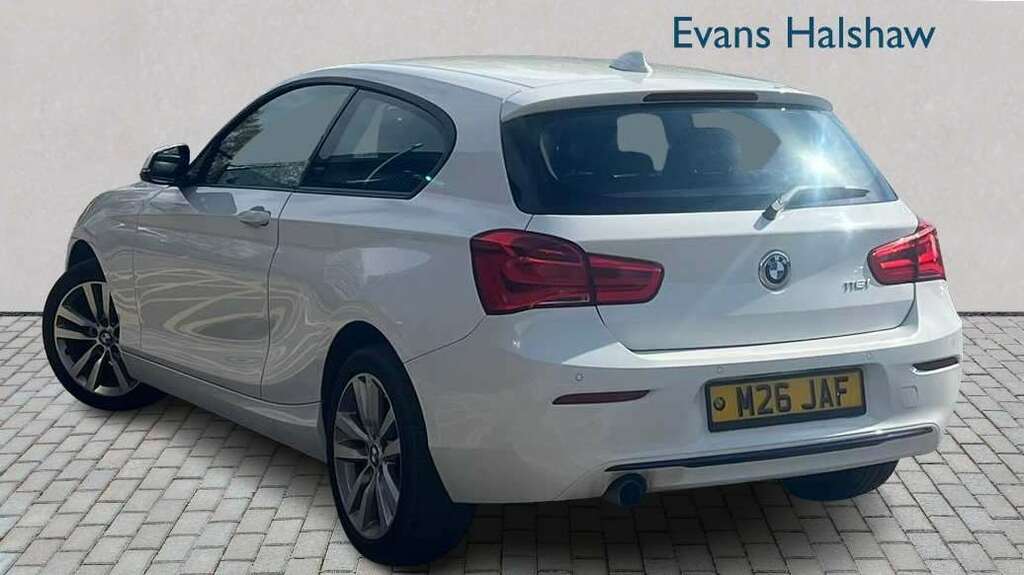 BMW 1 Series 118I 1.5 Sport Nav 2016 YF66XWR White #2