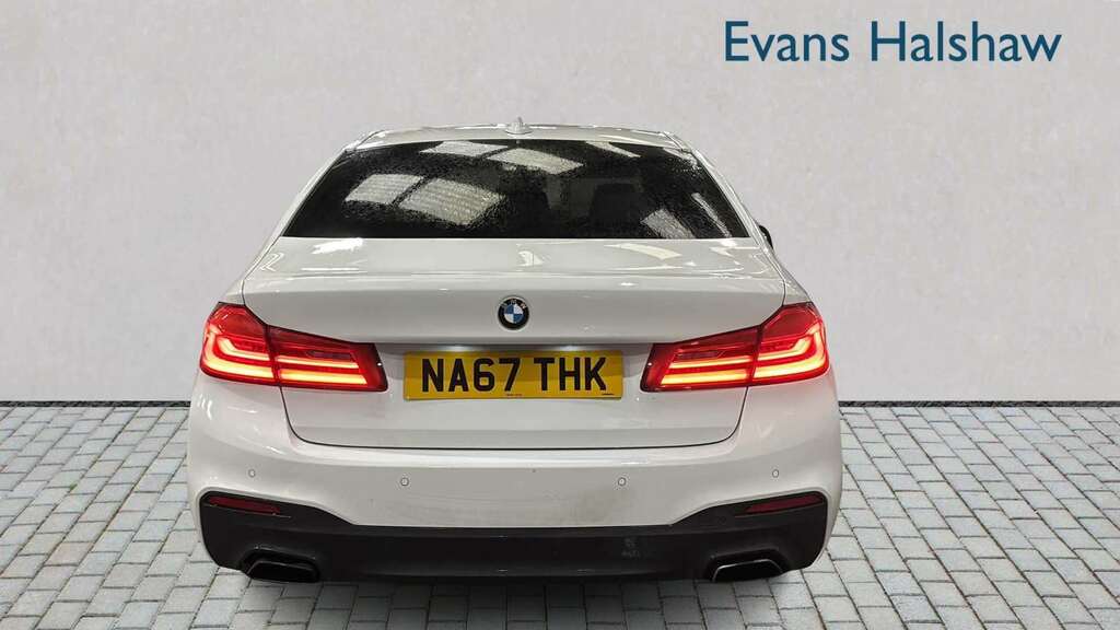 BMW 5 Series 530E M Sport 2017 NA67THK White #5
