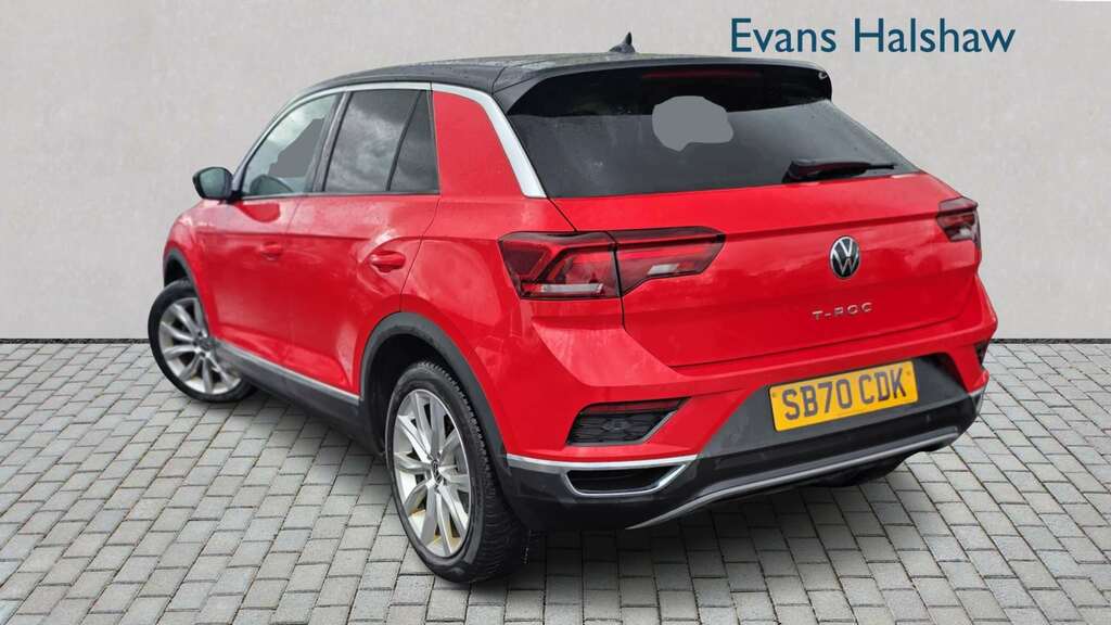 Volkswagen T-Roc 1.5 Tsi Evo Sel 2021 SB70CDK Red #2