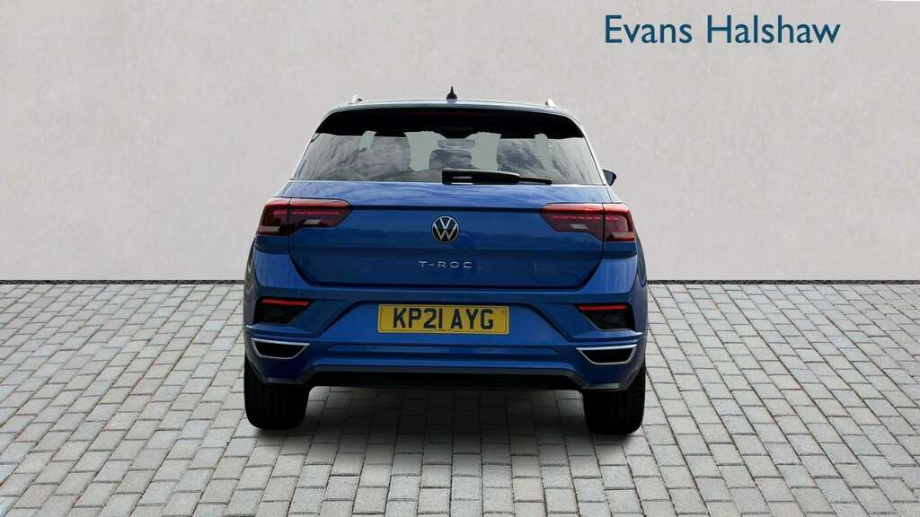 Volkswagen T-Roc 2.0 Tdi R-line 2021 KP21AYG Blue #5