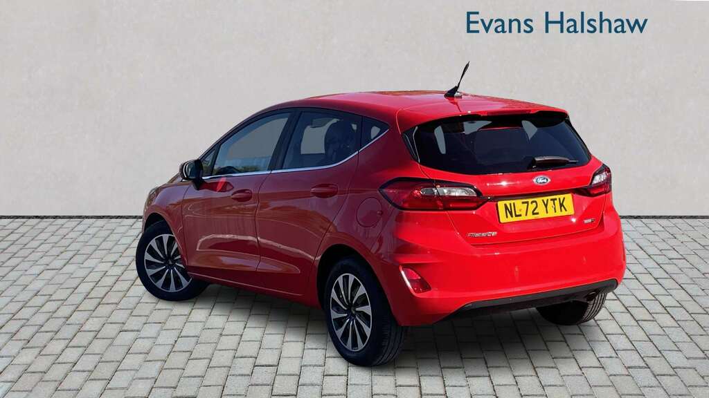 Ford Fiesta 1.0 Ecoboost Hybrid Mhev 125 Titanium 202 NL72YTK Red #2