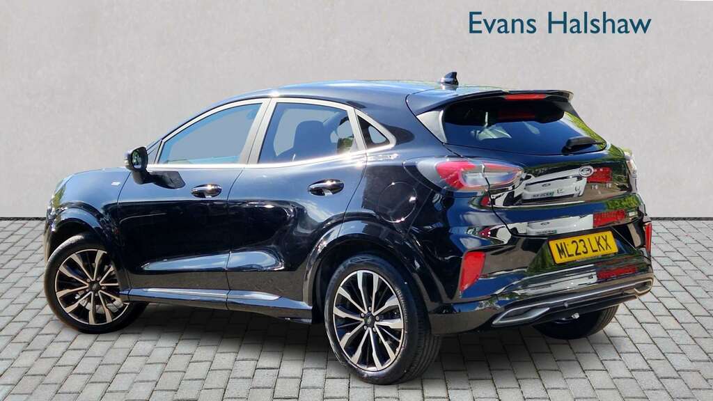 Ford Puma 1.0 Ecoboost Hybrid Mhev 155 St-line Vignale 2 ML23LKX Black #2