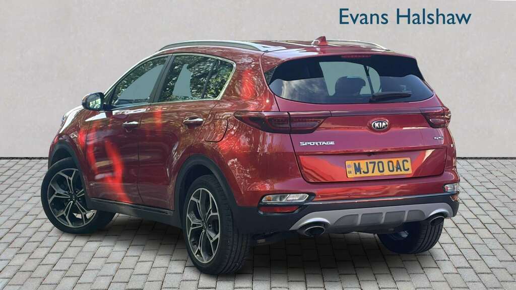 Kia Sportage 1.6T Gdi Isg Gt-line Dct Awd 2021 MJ70OAC Red