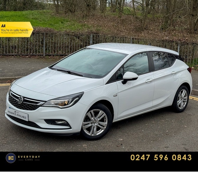 Vauxhall Astra 1.0I Turbo Ecotec Tech White