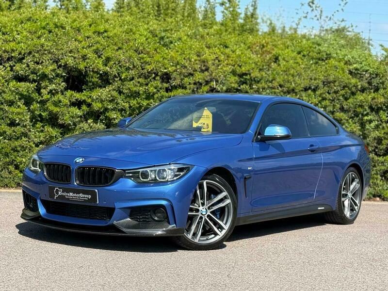BMW 4 Series 3.0 430D M Sport SR68PXK Blue #3