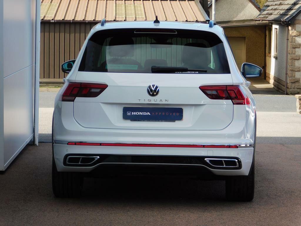 Volkswagen Tiguan 1.5 Tsi R-line Dsg Euro 6 Ss SR23OBP White #4