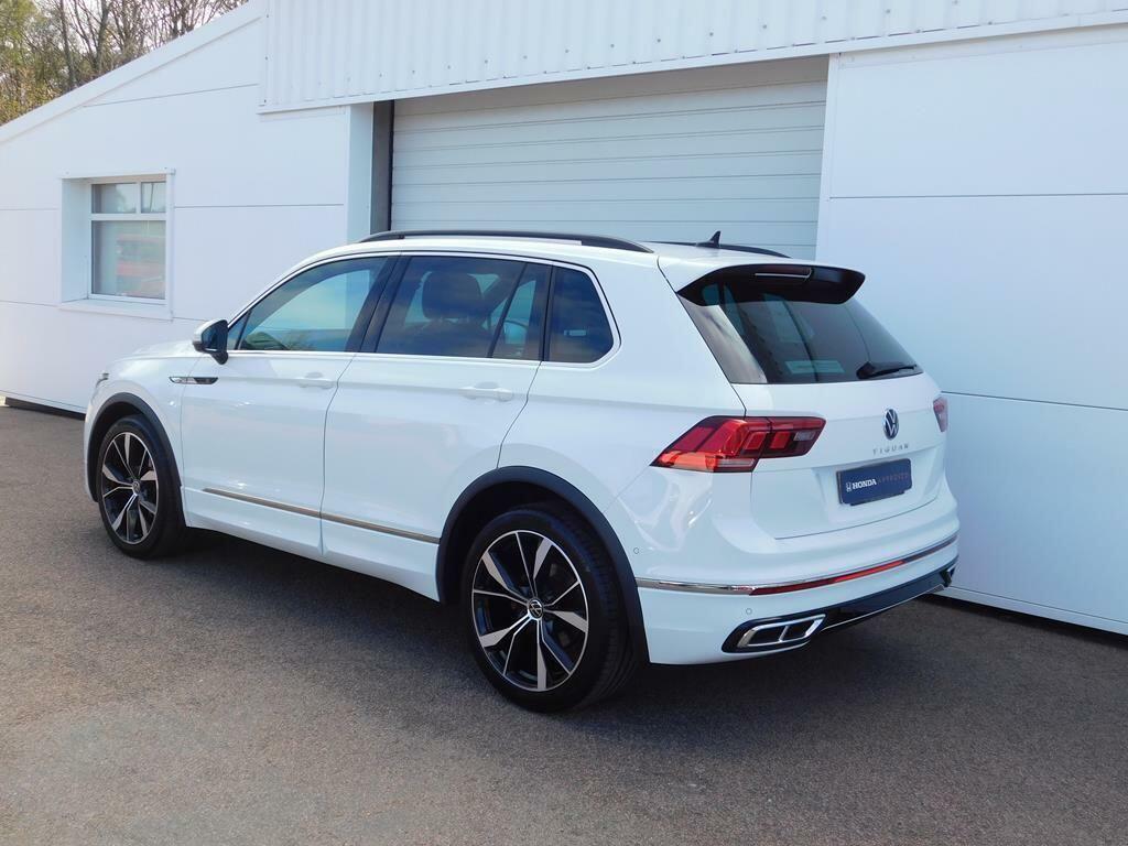 Volkswagen Tiguan 1.5 Tsi R-line Dsg Euro 6 Ss SR23OBP White #5