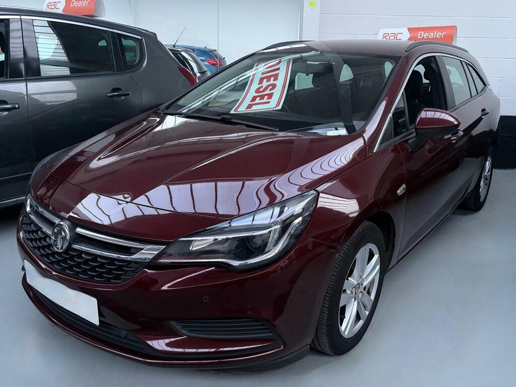 Vauxhall Astra 1.6 Cdti Ecotec Blueinjection Tech Line Nav Sports Red