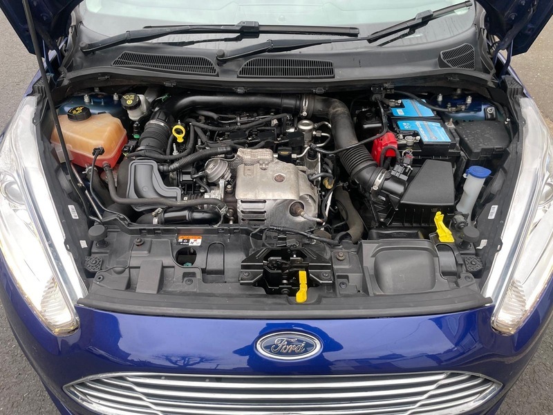 Ford Fiesta 1.0T Ecoboost Zetec Hatchback KE66YMP Blue #5