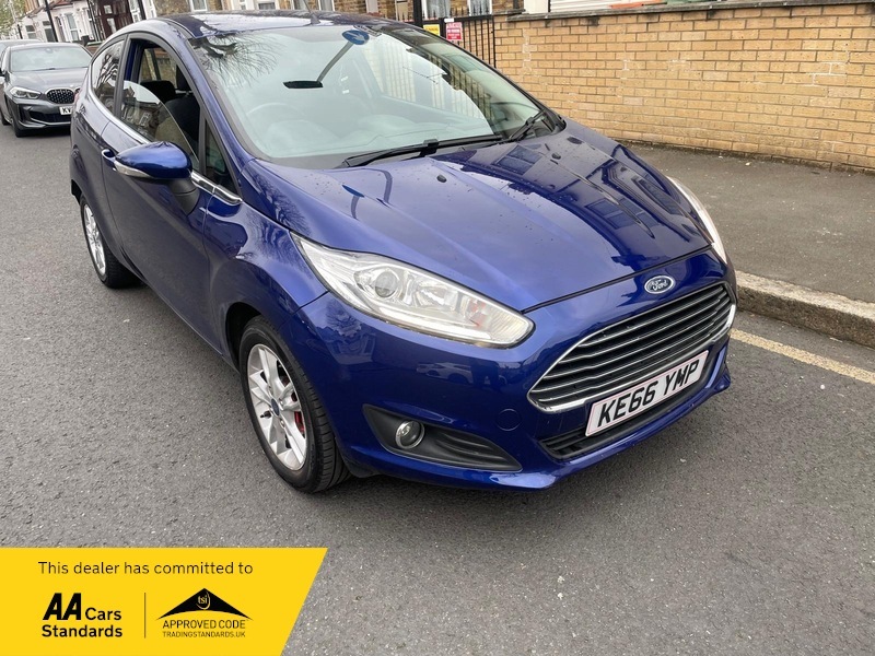 Ford Fiesta 1.0T Ecoboost Zetec Hatchback Blue