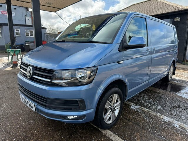 Volkswagen Transporter 2.0 Bitdi T30 Bluemotion Tech Highline Panel Van 5 YJ16FHH Blue #4