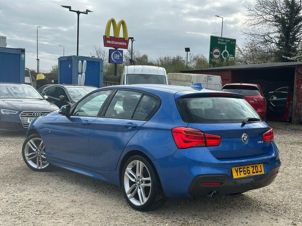 BMW 1 Series Hatchback 1.5 116D M Sport Euro 6 Ss YF66ZDJ Blue #4