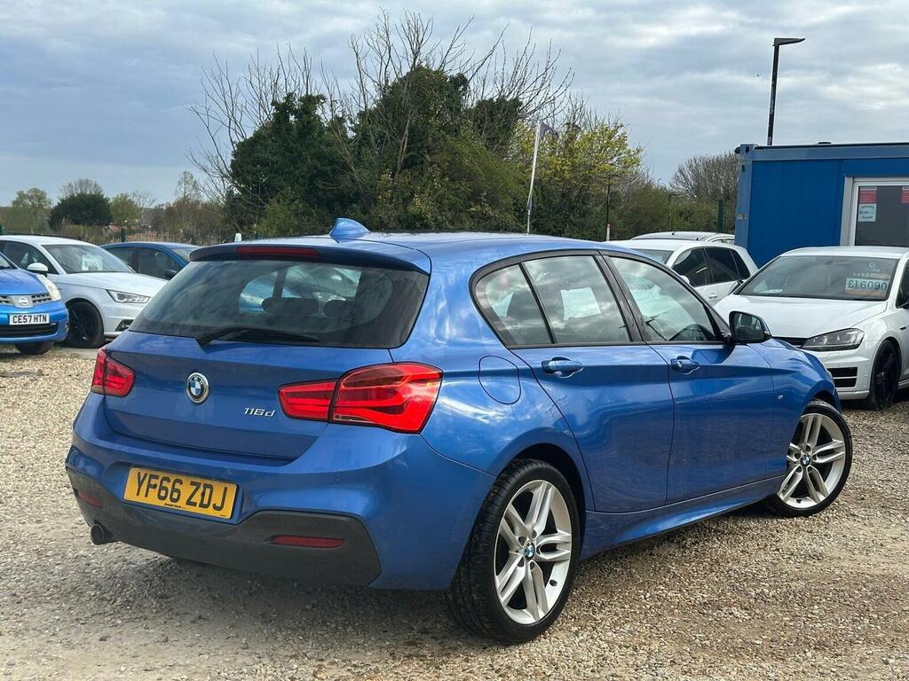 BMW 1 Series Hatchback 1.5 116D M Sport Euro 6 Ss YF66ZDJ Blue #3