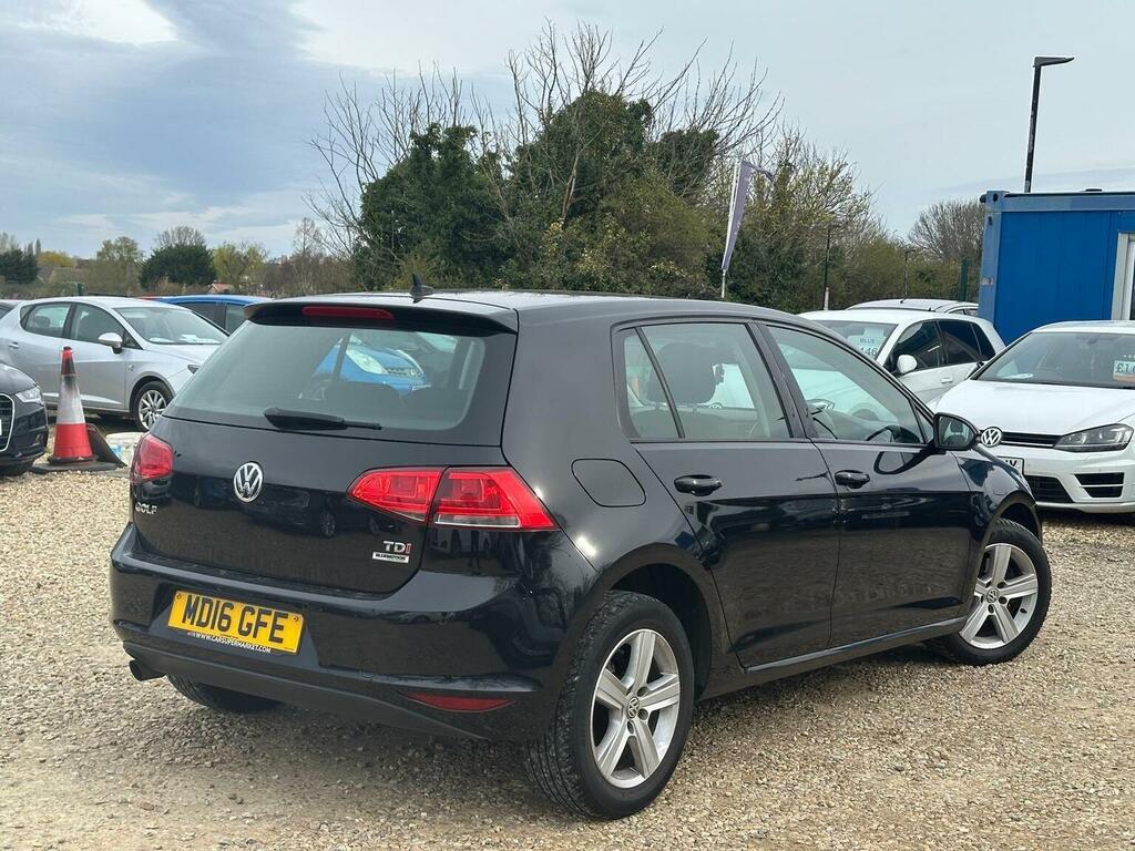 Volkswagen Golf Hatchback 1.6 Tdi Bluemotion Tech Match Edition Eu MD16GFE Black #3