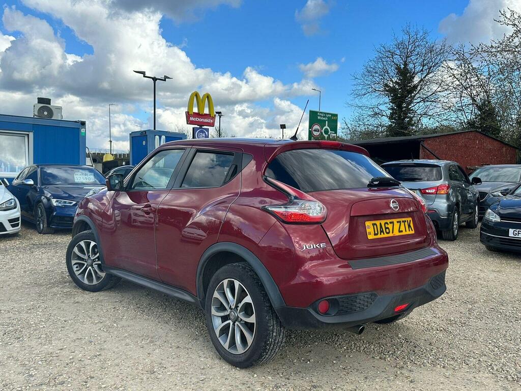 Nissan Juke Suv 1.6 Tekna Xtron Euro 6 201767 DA67ZTK Red #4