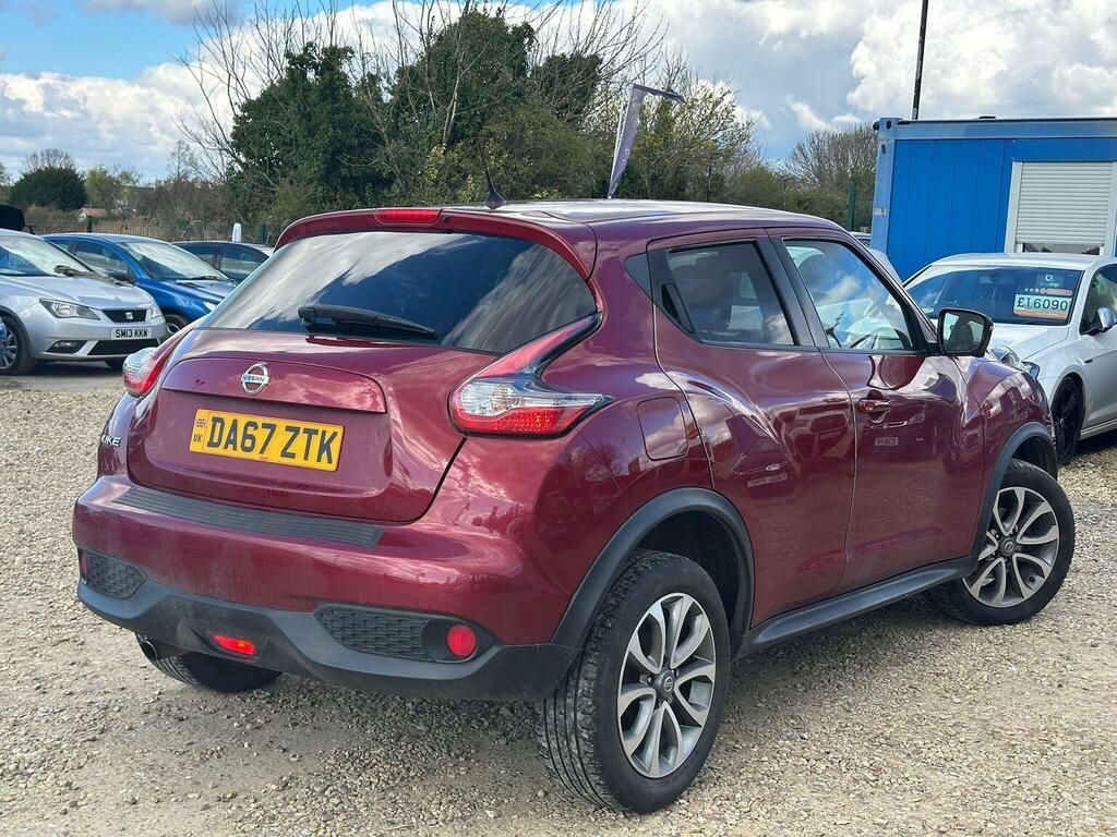 Nissan Juke Suv 1.6 Tekna Xtron Euro 6 201767 DA67ZTK Red #3