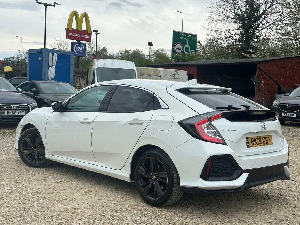 Honda Civic Hatchback 1.6 I-dtec Sr Euro 6 Ss 201919 RK19GEY White #4