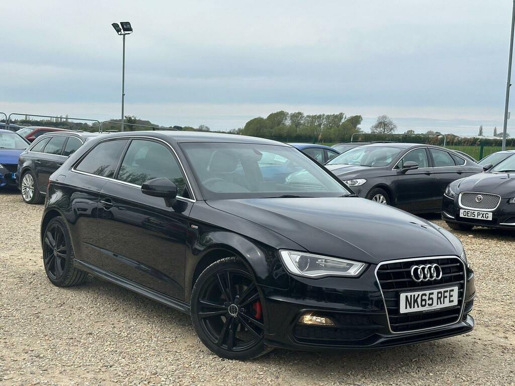 Audi A3 Hatchback 1.6 Tdi S Line Euro 6 Ss 201565 Black