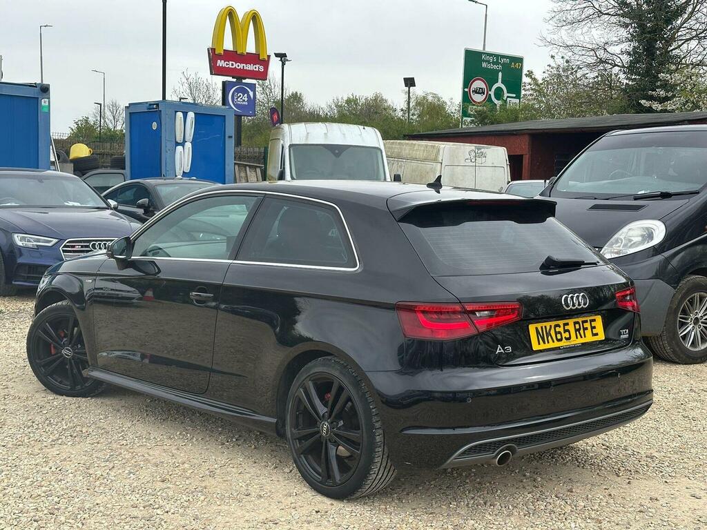 Audi A3 Hatchback 1.6 Tdi S Line Euro 6 Ss 201565 NK65RFE Black #4